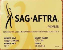 He is a member of SAG AFTRA since 2017.